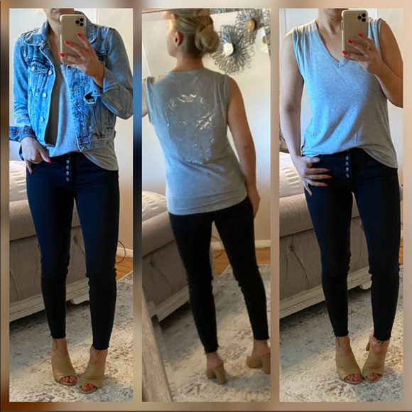 Zadig & Voltaire Tops - Now in blk 🖤Z & V  Studded skull tank.